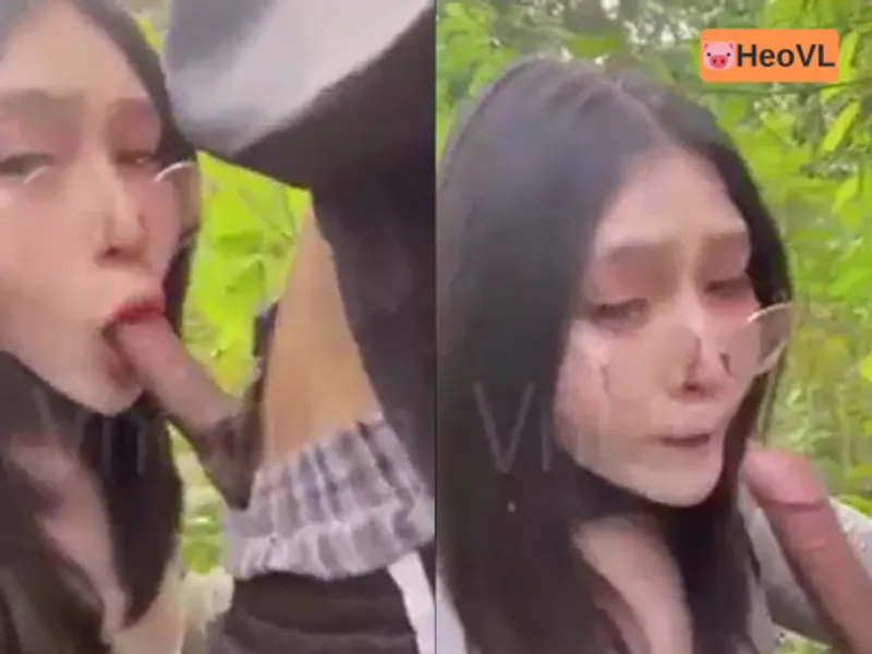 đi dã ngoại tiện địt tình nhân ở trong rừng
