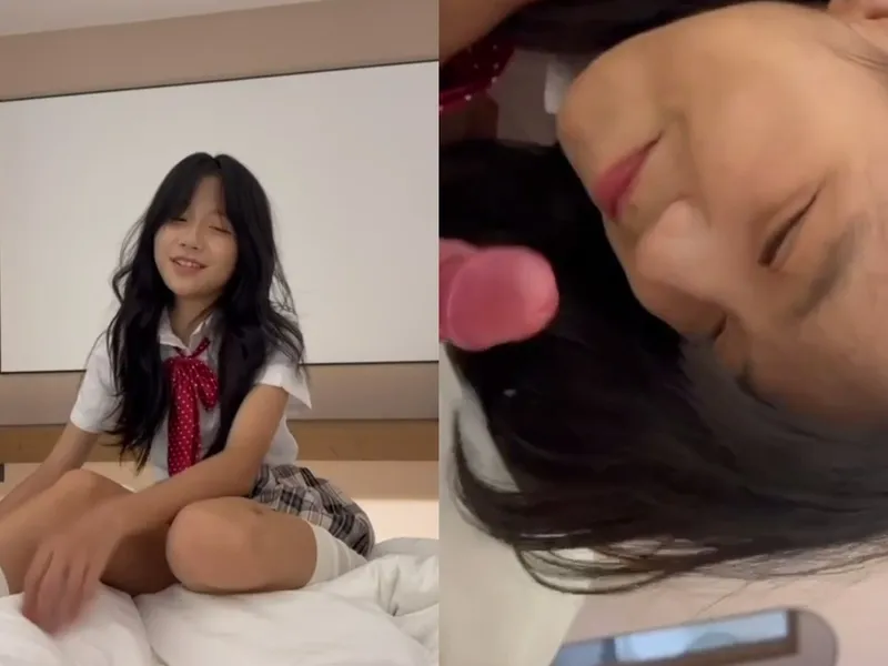 Em loli dễ thương liếm cây hàng biến em thành con em đào nứng p1